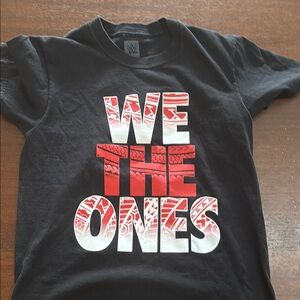 WWE Black and Red Short Sleeve Tee We The Ones